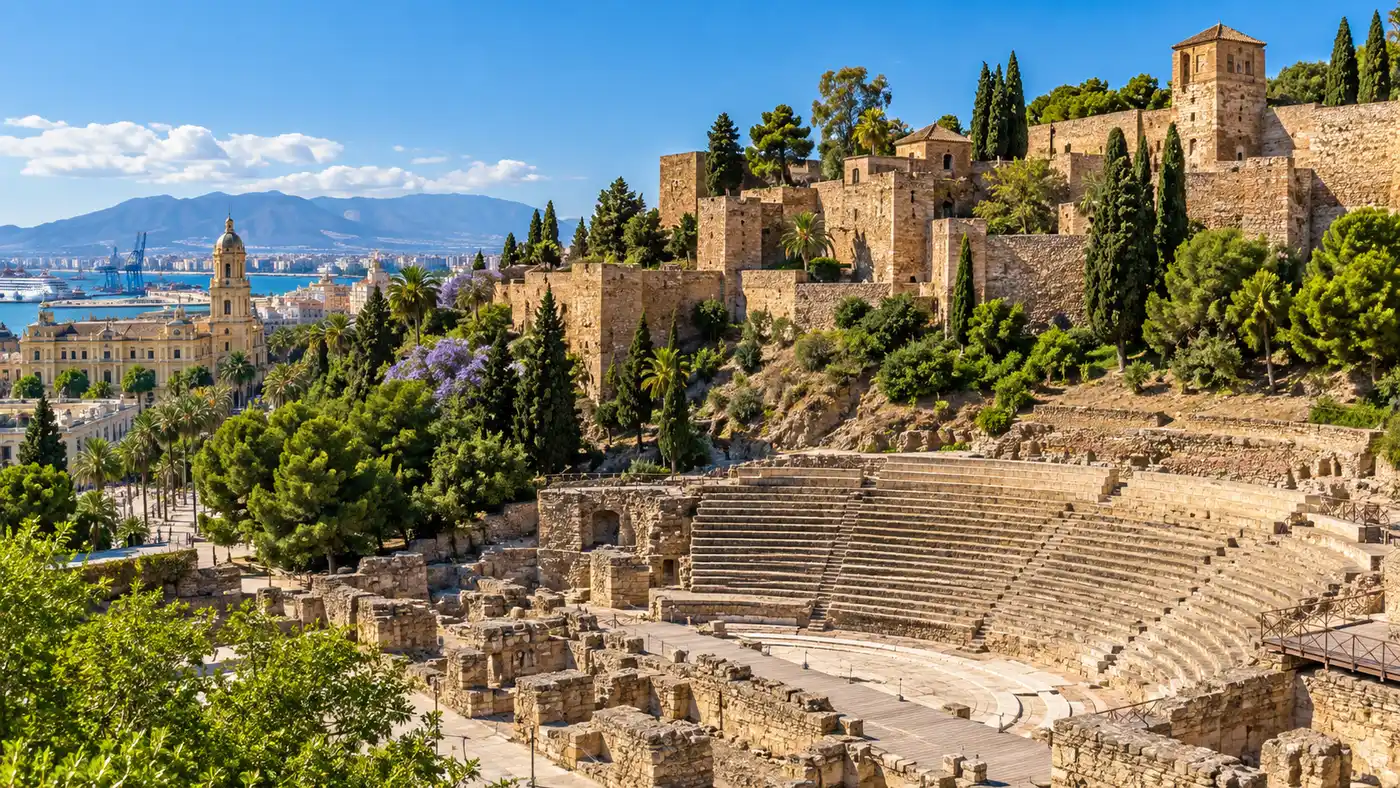 Malaga Roman Theatre and the Alcazaba